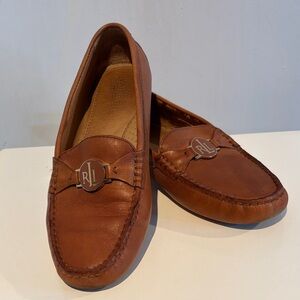 Lauren Ralph Lauren Women's Brown Carley Flats Size 7B